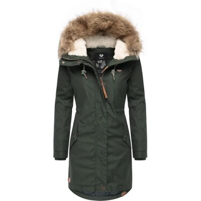 RAGWEAR Tawny Grøn Lang Vinterjakke - Damerjakke RAGWEAR Tawny Grøn Lang Vinterjakke - Damerjakke