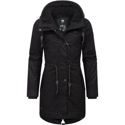 RAGWEAR YM-Canny 6XL Schwarze Winterjacke - Kurzmantel mit Kapuze RAGWEAR YM-Canny 6XL Schwarze Winterjacke - Kurzmantel mit Kapuze