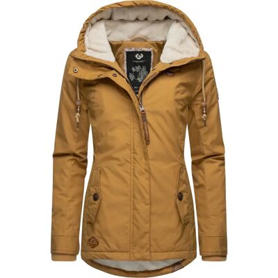 RAGWEAR Monade Beige Vinterjakke med Fleecefór RAGWEAR Monade Beige Vinterjakke med Fleecefór
