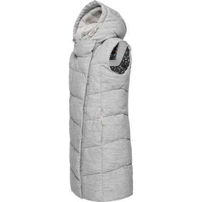 RAGWEAR Pavla Weste - Weiße stylische vegane Winterweste RAGWEAR Pavla Weste - Weiße stylische vegane Winterweste