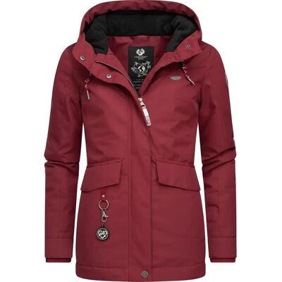 RAGWEAR Jazmin Remake II Intl. Damen Rote Winterjacke RAGWEAR Jazmin Remake II Intl. Damen Rote Winterjacke