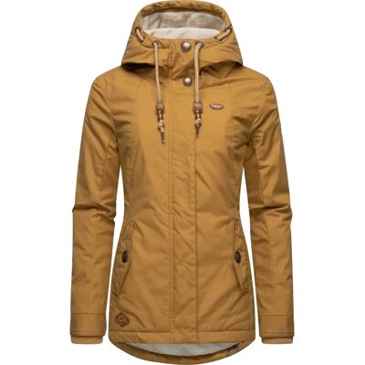 RAGWEAR Monade Beige Vinterjakke - Dame Vinterparka RAGWEAR Monade Beige Vinterjakke - Dame Vinterparka