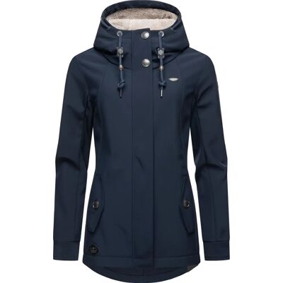 RAGWEAR Monadde Softshell Jakke - Dame, Blå, Model M RAGWEAR Monadde Softshell Jakke - Dame, Blå, Model M