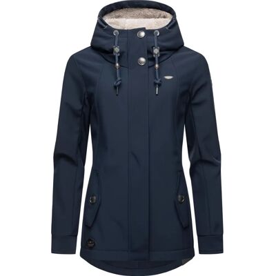 RAGWEAR Monadde Softshell Jacke - Damen, Blau, Modell M RAGWEAR Monadde Softshell Jacke - Damen, Blau, Modell M
