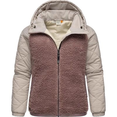 RAGWEAR Leeloo - Lila Hybrid-Fleecejacke für Damen RAGWEAR Leeloo - Lila Hybrid-Fleecejacke für Damen