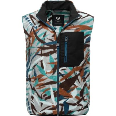 RAGWEAR Collsy Weste - Fleece-Weste, Blau, Herren, Hoher Kragen, Sportlicher Schnitt RAGWEAR Collsy Weste - Fleece-Weste, Blau, Herren, Hoher Kragen, Sportlicher Schnitt