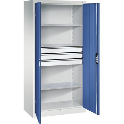 C+P Hellgrau / Enzianblau Schrank - Storage Cabinet C+P Hellgrau / Enzianblau Schrank - Storage Cabinet