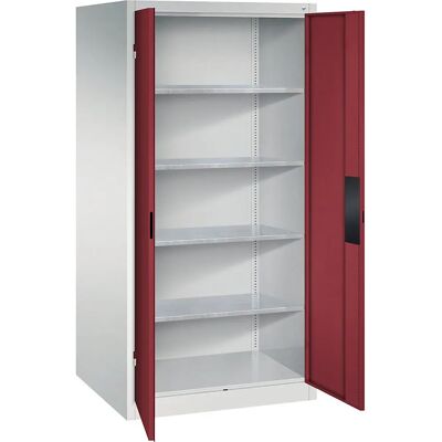 Armoire de stockage robuste - Acier, verrouillable, 4 étagères - Publicité Armoire de stockage robuste - Acier, verrouillable, 4 étagères - Publicité