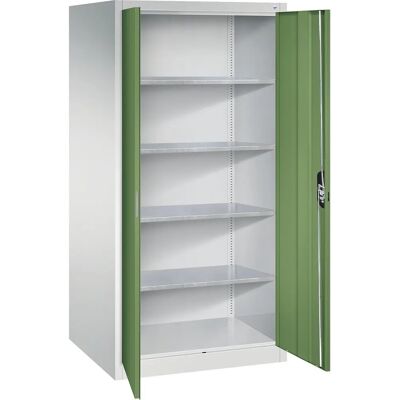Armoire de rangement C+P - 1950x930x800mm, Gris clair/Rouge rubis - Acier robuste - Publicité Armoire de rangement C+P - 1950x930x800mm, Gris clair/Rouge rubis - Acier robuste - Publicité