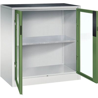 Armoire de rangement - 1000 x 930 x 500 mm - Vert reseda - Publicité Armoire de rangement - 1000 x 930 x 500 mm - Vert reseda - Publicité