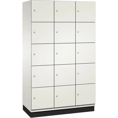 C+P Stahlschrank - 15 Fächer, Weiß, 3 Sektionen C+P Stahlschrank - 15 Fächer, Weiß, 3 Sektionen