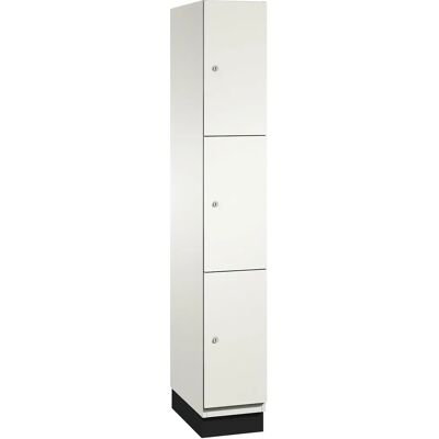 C+P Cambio Stahl-Schrank - 3 Fächer, Weiß C+P Cambio Stahl-Schrank - 3 Fächer, Weiß