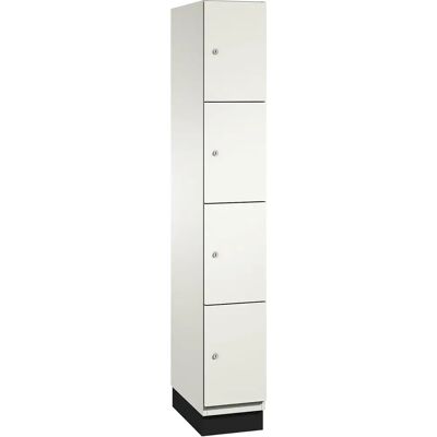 C+P Armoire Blanche 4 Compartiments - Meuble de Rangement C+P Armoire Blanche 4 Compartiments - Meuble de Rangement