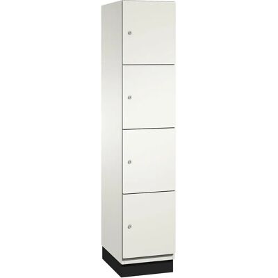 C+P Stahlschrank 4 Fächer mit Schloss - Aufbewahrungsschrank C+P Stahlschrank 4 Fächer mit Schloss - Aufbewahrungsschrank