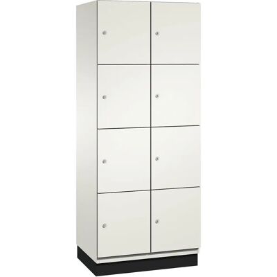 C+P Stahl-Schrankschrank mit 4 Fächern - Schlossbar - 8 insgesamt C+P Stahl-Schrankschrank mit 4 Fächern - Schlossbar - 8 insgesamt