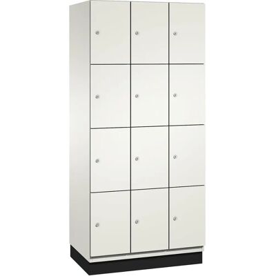 C+P Stahlschrank mit 4 Fächern - 12 Abteile C+P Stahlschrank mit 4 Fächern - 12 Abteile