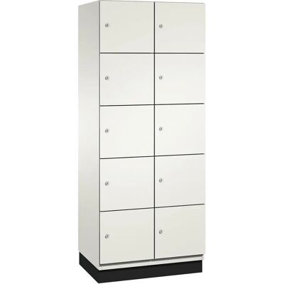 C+P Stahlschrank - 10 Fächer - Weiß - Mit Schloss C+P Stahlschrank - 10 Fächer - Weiß - Mit Schloss