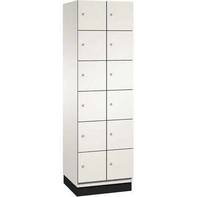 C+P Stahl-Schrank - 12 Fächer - Weiß C+P Stahl-Schrank - 12 Fächer - Weiß