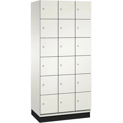C+P Stahlschrank mit 18 Fächern - Weiß - Cambio, Modell C+P Stahlschrank mit 18 Fächern - Weiß - Cambio, Modell