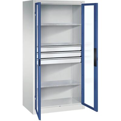 C+P Stauraumschrank - Glastüren - 1950x930x600mm C+P Stauraumschrank - Glastüren - 1950x930x600mm