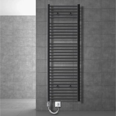 Radiateur électrique ECD Germany 600x1800mm - Anthracite - Connexion latérale - Publicité Radiateur électrique ECD Germany 600x1800mm - Anthracite - Connexion latérale - Publicité