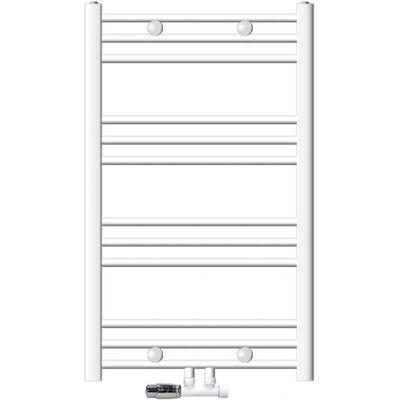 Radiador Ecd Germany Sahara - 600x800mm Blanco, Conexión Central, Termostato Radiador Ecd Germany Sahara - 600x800mm Blanco, Conexión Central, Termostato