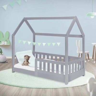 ML-Design Kindersitz mit Dach & Schutzgitter - Kinderbett ML-Design Kindersitz mit Dach & Schutzgitter - Kinderbett