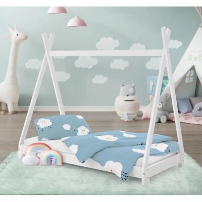 ML Design Lit Enfant Tipi 70x140 cm - Publicité ML Design Lit Enfant Tipi 70x140 cm - Publicité