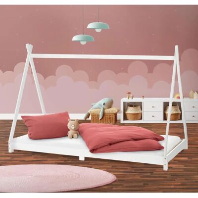 Lit pour enfants ML-Design - Maison de jeu en bois tipi - Publicité Lit pour enfants ML-Design - Maison de jeu en bois tipi - Publicité