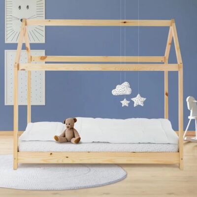 Lit pour Enfants ML-Design Forme de Maison 160x80cm - Publicité Lit pour Enfants ML-Design Forme de Maison 160x80cm - Publicité