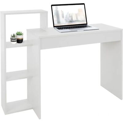 ML-DESIGN Biały Stół z Półkami - Biuro i Dom ML-DESIGN Biały Stół z Półkami - Biuro i Dom
