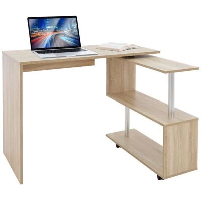 ML-Design Obracany narożny stół - Dąb Sonoma - Nowoczesny styl ML-Design Obracany narożny stół - Dąb Sonoma - Nowoczesny styl