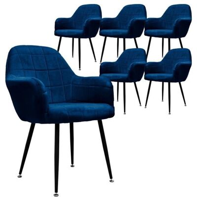 Krzesła do jadalni z aksamitu ML-Design - Nowoczesne i eleganckie Krzesła do jadalni z aksamitu ML-Design - Nowoczesne i eleganckie
