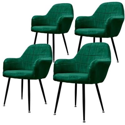 ML-Design Sillas de Comedor Modernas - Confort de Terciopelo y Diseño Elegante ML-Design Sillas de Comedor Modernas - Confort de Terciopelo y Diseño Elegante