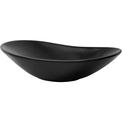 Lavabo Ovale en Céramique Noire Mat - Salle de Bain ML-Design - Publicité Lavabo Ovale en Céramique Noire Mat - Salle de Bain ML-Design - Publicité