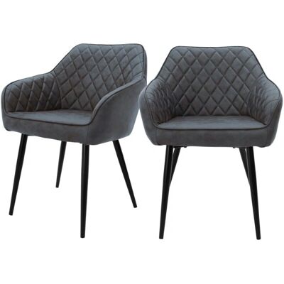 ML-DESIGN - Set 2 Moderne Fluwelen Eetkamerstoelen ML-DESIGN - Set 2 Moderne Fluwelen Eetkamerstoelen