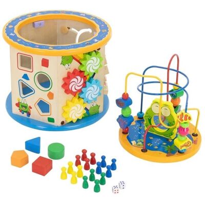Joyz Puinen Opetuskubo - 8 in 1 Motoristen peli Joyz Puinen Opetuskubo - 8 in 1 Motoristen peli