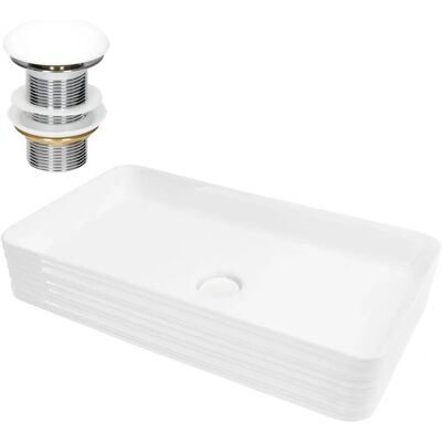 ML-Design prostokątna ceramiczna umywalka - Nowoczesna łazienka ML-Design prostokątna ceramiczna umywalka - Nowoczesna łazienka