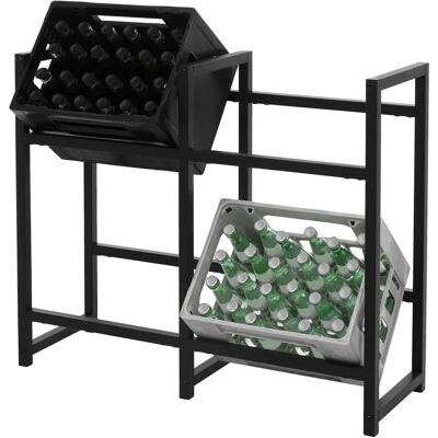 Étagère à Boîtes de Boissons ML-DESIGN - Supporte 4 Caisses - Stable et Durable - Publicité Étagère à Boîtes de Boissons ML-DESIGN - Supporte 4 Caisses - Stable et Durable - Publicité