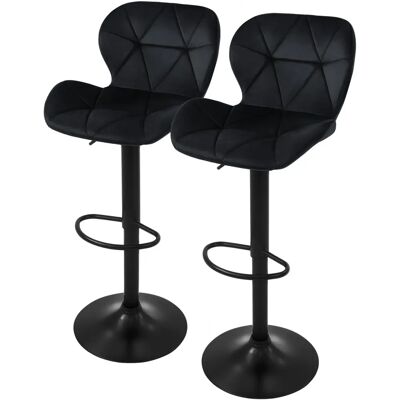 ML-DESIGN Glanzende Verstelbare Barkruk - 2 Stuks ML-DESIGN Glanzende Verstelbare Barkruk - 2 Stuks
