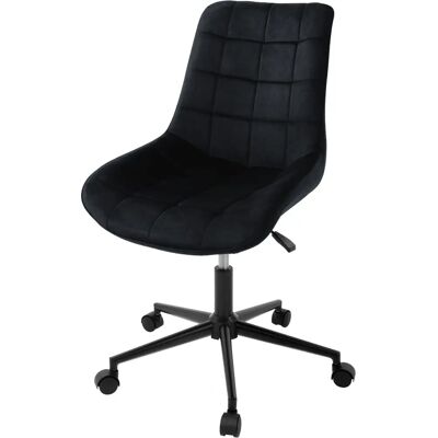 ML-Design Bürostuhl - Samt, Höhenverstellbar, Ergonomisch - Schwarz ML-Design Bürostuhl - Samt, Höhenverstellbar, Ergonomisch - Schwarz