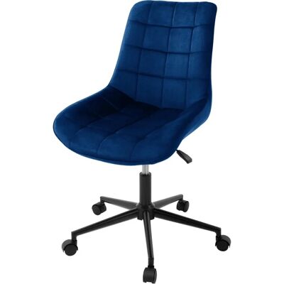 ML-DESIGN Bürostuhl Blau Samt Ergonomisch - Bürostuhl ML-DESIGN Bürostuhl Blau Samt Ergonomisch - Bürostuhl