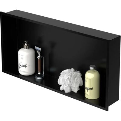 Nicchia Doccia in Acciaio Inox Luxebath - 600mm Montaggio a Parete Bagno Nicchia Doccia in Acciaio Inox Luxebath - 600mm Montaggio a Parete Bagno