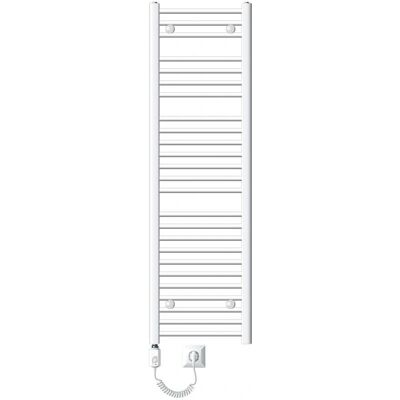 Radiador toallero eléctrico LuxeBath 400x1500mm Blanco con termostato Radiador toallero eléctrico LuxeBath 400x1500mm Blanco con termostato