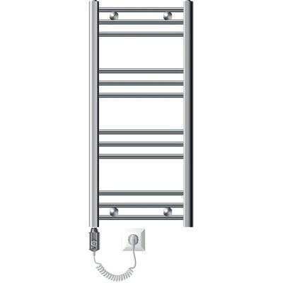 LuxeBath Elektrischer Handtuchheizkörper 400x800mm Chrom – 300W Badezimmerheizung LuxeBath Elektrischer Handtuchheizkörper 400x800mm Chrom – 300W Badezimmerheizung