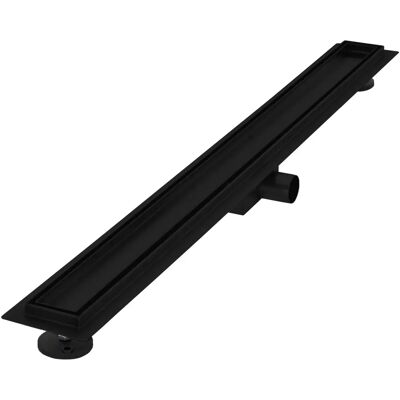 Canalina doccia Luxebath 90cm Nero 2in1 Acciaio Inox Piatto Canalina doccia Luxebath 90cm Nero 2in1 Acciaio Inox Piatto