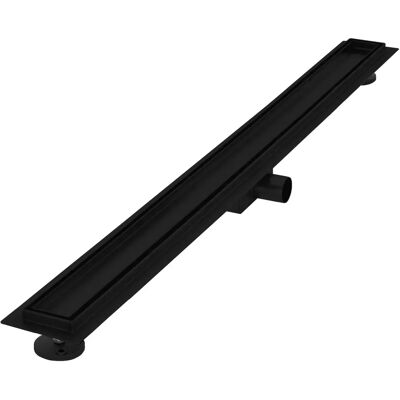 Canaletta Doccia Inox Nero LUXEBATH 100cm - 2in1, Facile da Pulire Canaletta Doccia Inox Nero LUXEBATH 100cm - 2in1, Facile da Pulire