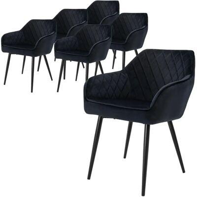ML-Design 6 samettituolia - Modern & Elegant ML-Design 6 samettituolia - Modern & Elegant