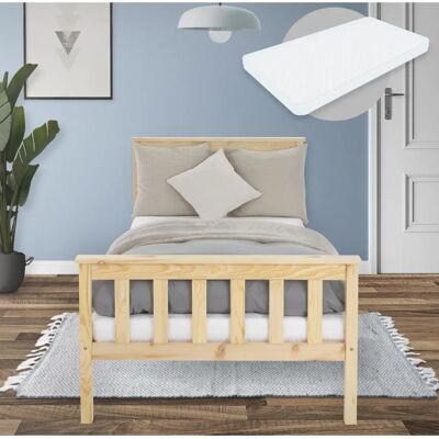 ML-Design Kinderbed van dennenhout met matras - Kinderbed ML-Design Kinderbed van dennenhout met matras - Kinderbed