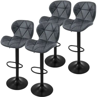 ML-Design Ensemble 4 tabourets en cuir synthétique - Hauteur réglable - Publicité ML-Design Ensemble 4 tabourets en cuir synthétique - Hauteur réglable - Publicité